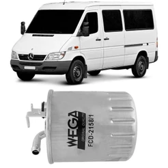 Filtro Combustivel Mercedes Benz Sprinter 311 2.2 2004 Wega