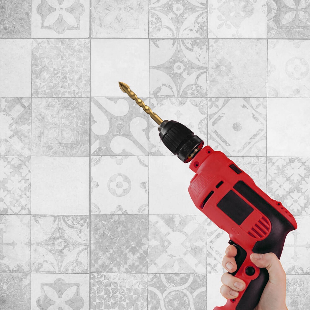 5x Broca De Torção Triangular 12mm - Estojo Profissional