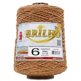 Barbante Brilho Fial nº 6 - 536 Metros