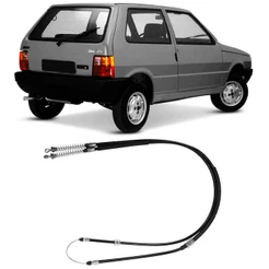 Cabo Freio 2830mm Fiat Elba Fiorino Uno Traseiro Tuba 6032