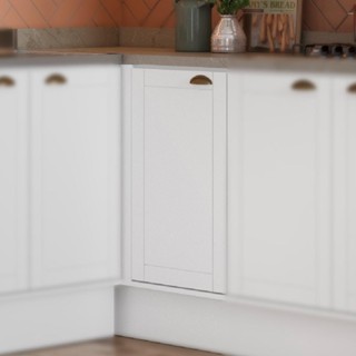 Balcão de Canto MDF Bella 1 Porta Branco 94cm Carraro