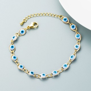 Pulseira Olho Grego banhada a ouro 18k Validade 3 meses