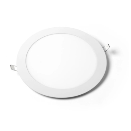 Luminaria Painel Led Aluminio 9W 15x15cm Embutir Redondo Branco 6500K Plafon Bivolt em Oferta na Shopee