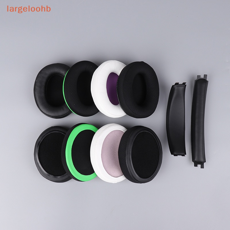 [largeloohb] 2PCS Substituição De Almofadas De Fone De Ouvido Para O HyperX Cloud Core Sger FlightS Alpha Silver X Pro I II