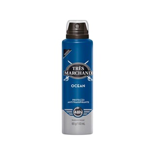 Desodorante Aerossol Três Marchand Ocean 150ml