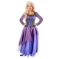 Fantasia de Halloween Infantil Bruxa Abracadabra de Luxo