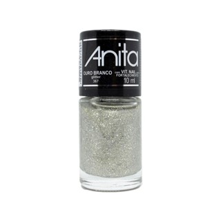 Esmalte Anita Glitter Ouro Branco