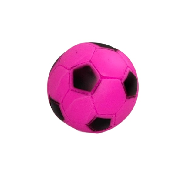Brinquedo Pet Cachorro Bola de Futebol Vinil Com Apito