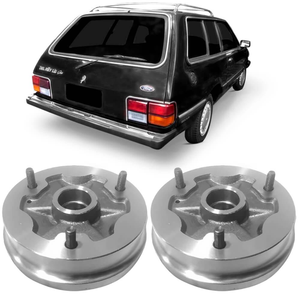 Par Tambor Freio Belina Del Rey Corcel Traseiro Com Cubo em Oferta na Shopee