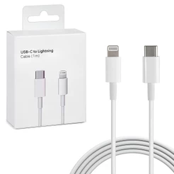 Cabo Para iPhone Tipo C Lightning 1m USB-C Tipo C de Carregamento Turbo 20W