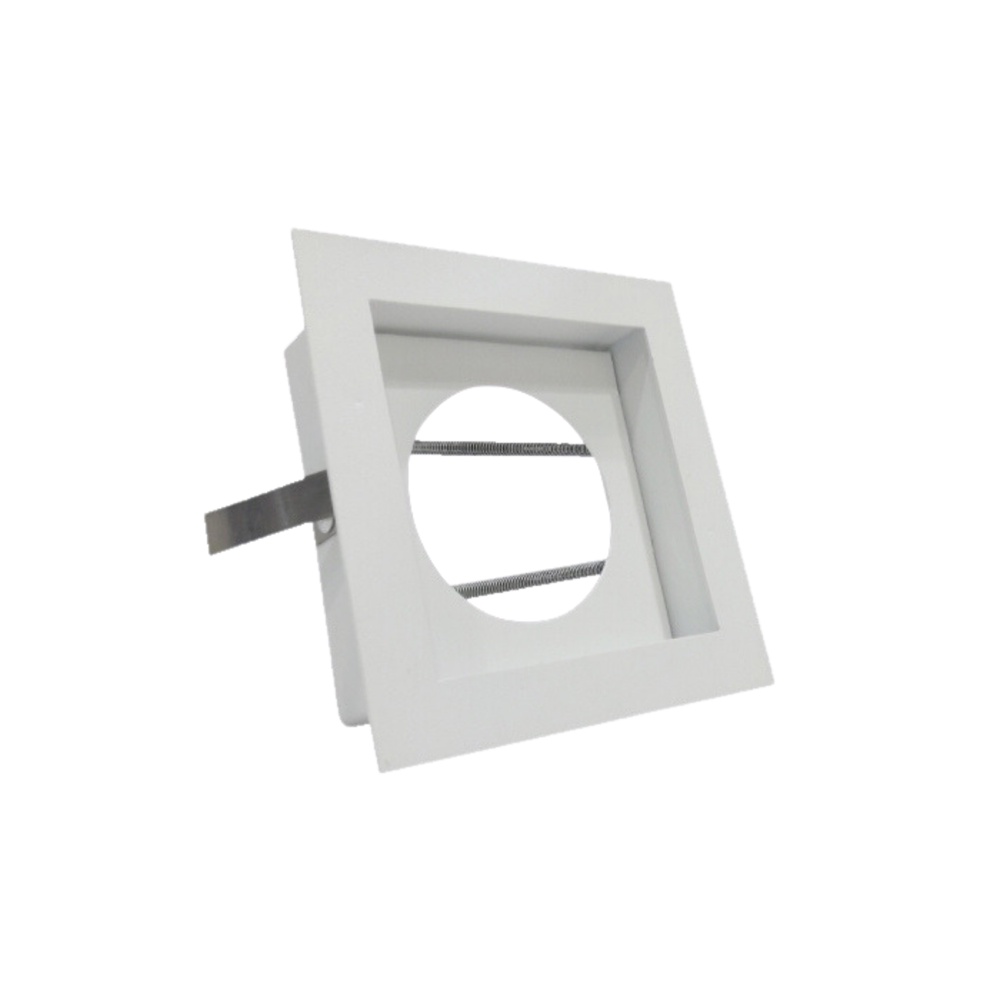 Spot De Embutir Para Mr11 Branco 8x8cm De Alumínio