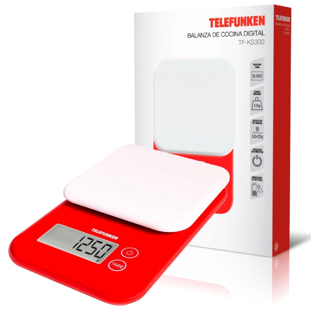 Balanca Digital de Cozinha 3kg Telefunken