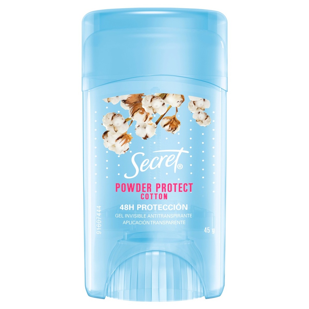 Desodorante Secret Powder Protect Cotton Gel Invisível 45g