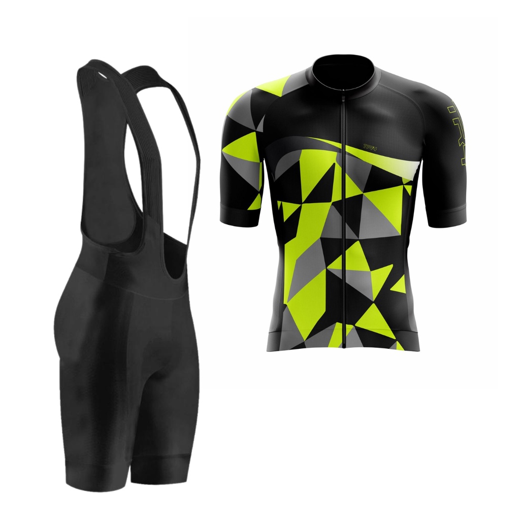 Conjunto Masculino de Ciclismo Bretelle e Camisa Premium Ciclista Pedal