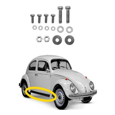 Kit Parafuso Do Estribo Para 1 Lado Fusca em Oferta na Shopee