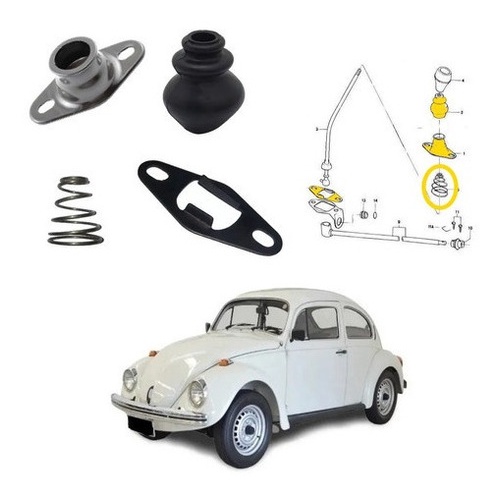 Reparo Alavanca Cambio Fusca Brasilia Variant em Oferta na Shopee