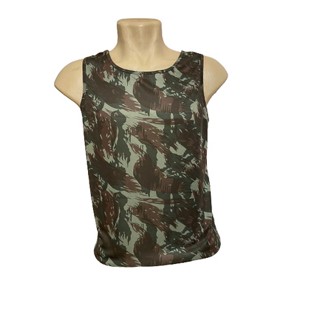 Camiseta Regata Camuflada Dry Fit