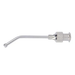 Ponteira Aço Inox Cânula Tratar Filhotes Pássaros Seringa 2.0mm Canário Curió Coleiro Trinca Ferro
