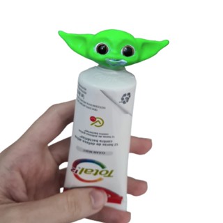Tampa Pasta de Dente Baby Yoda Creme Dental Presente Decorativo