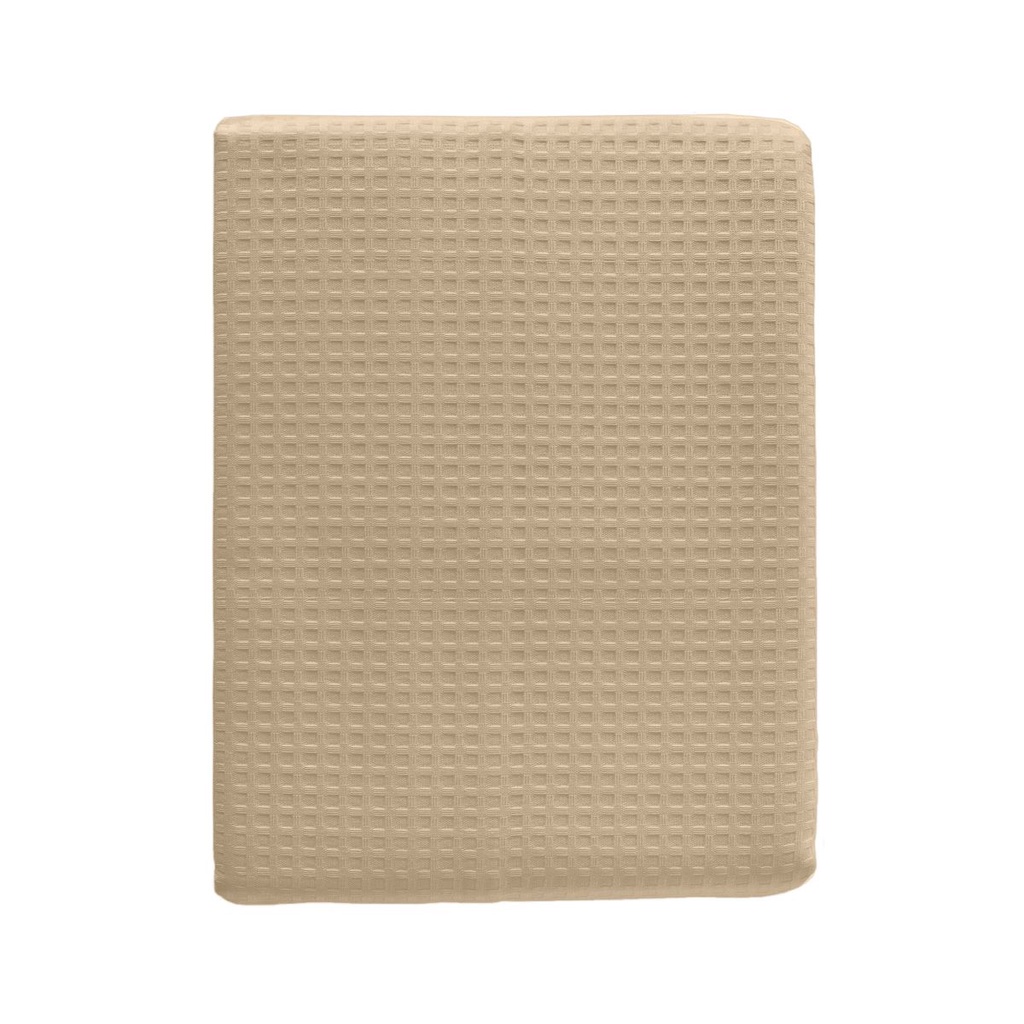 Colcha Queen 100% Algodão Piquet Favo Hotel Gênova Teka em Oferta na Shopee