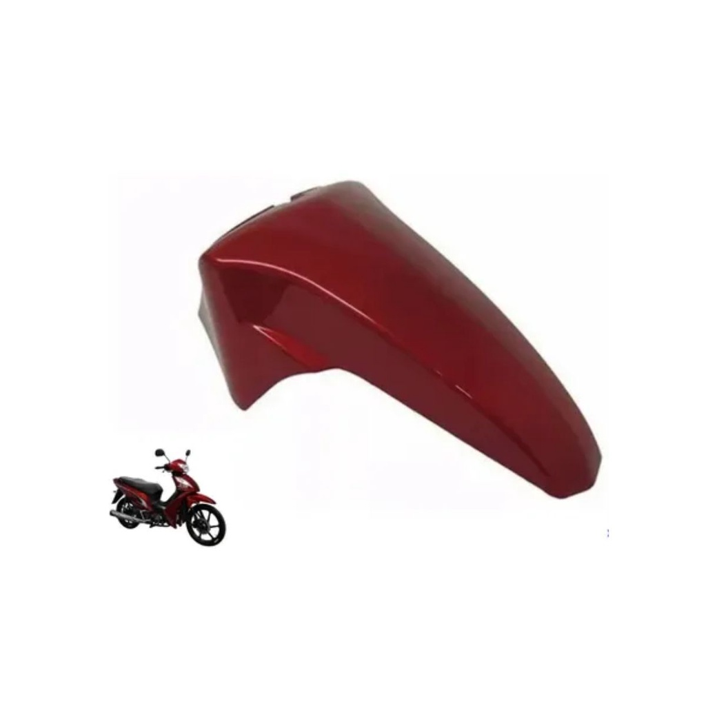 Paralama Dianteiro Shineray Jet 50 Jet 125 Jet 49c Jet Sport Jet Ss Jet X Vermelho