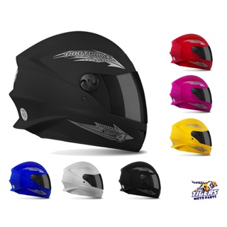 Capacete New Liberty Four Fechado Com Viseira Fumê Pro Tork Feminino Masculino Barato-preto Fosco em Oferta na Shopee