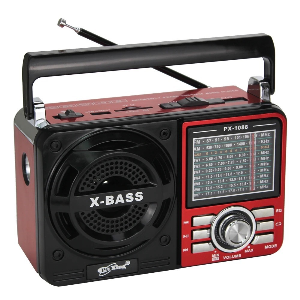 Rádio A Pilha E Tomada Am Fm Sw Pendrive Com Sd Radinho Usb em Oferta na Shopee