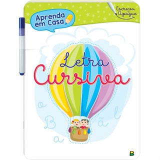 Escreva e Apague - Aprenda em Casa: Letra Cursiva
