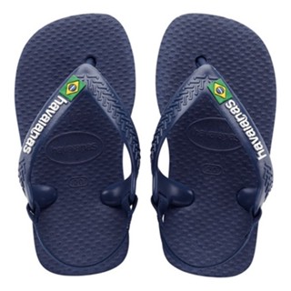 Chinelo Havaianas Infantil New Baby Brasil Logo