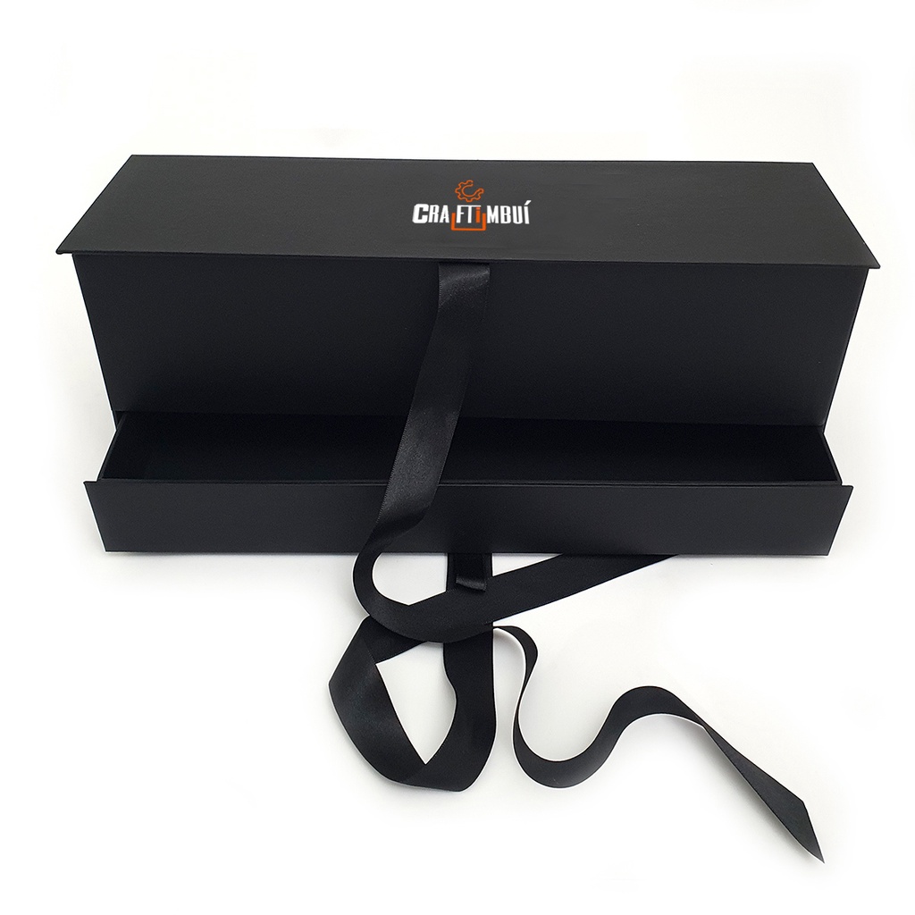 Caixa de Presente 35x10x15  Livro Gaveta Vinho 35x10x15  Personalizado Logomarca Padrinho Casamento