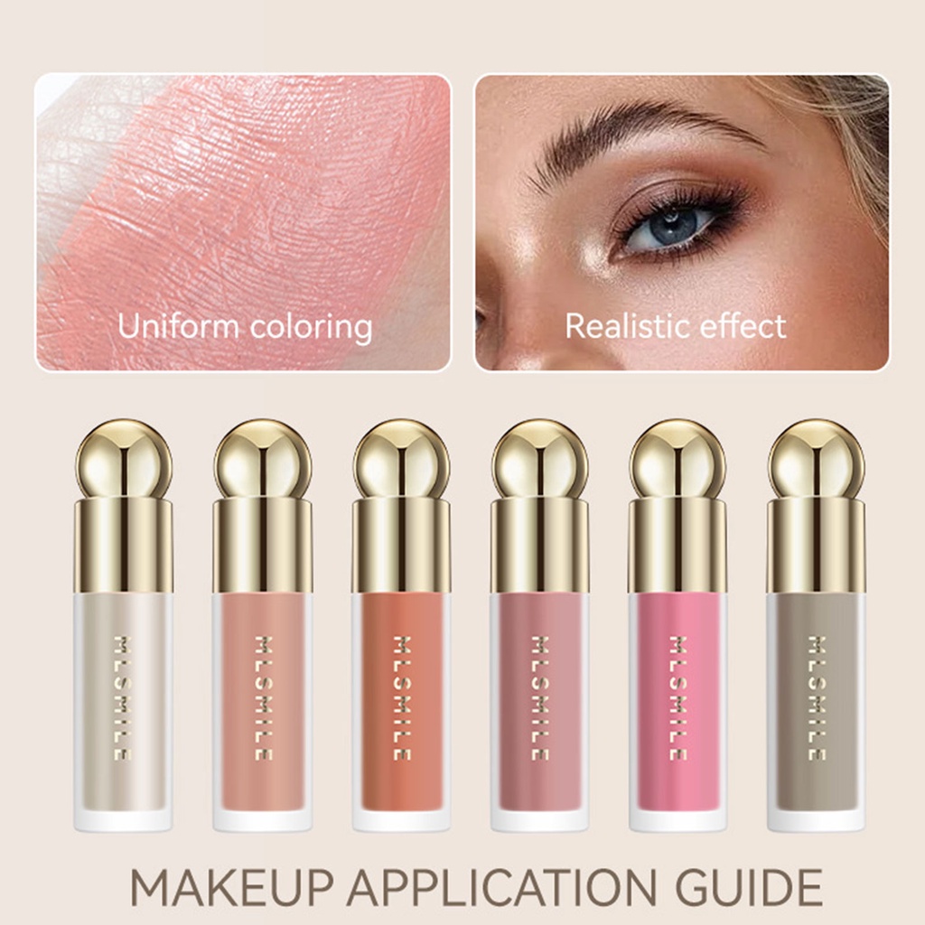 bx Novo Blush Líquido Para Bochechas Facial Creme Nutritivo Os Lábios Maquiagem Olhos Stick Cosméticos Com Esponja