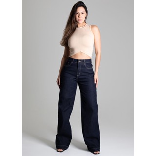 Calça Jeans Sawary Wide Leg - 276266