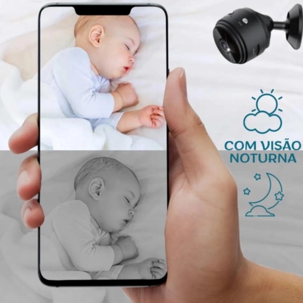 A9 HD Mini com visão noturna Wifi Câmera 1080P Sem Fio