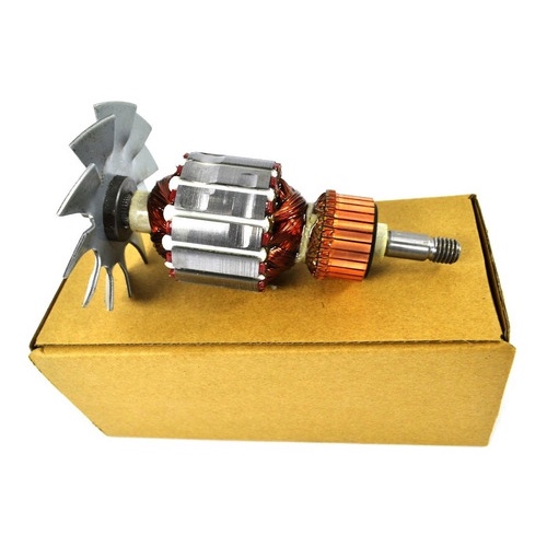 Induzido Rotor Compatível para Lixadeira de Cinta Makita 9924B 110/127V