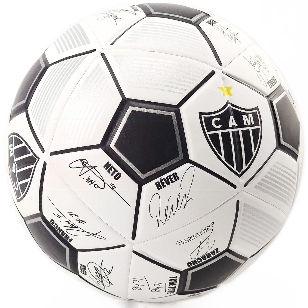 Bola Futebol Para Campo, Society Licenciada Clube Atlético Mineiro Tamanho 5 Dualt