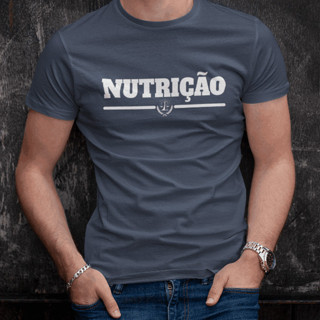 Camiseta Premium 100% Algodão Nutrição Faculdade Estudos Universidade Lançamento 2025 em Oferta na Shopee