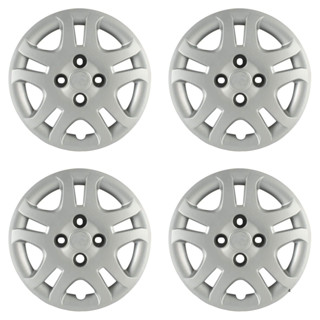 Calota Aro 14" cor Prata Mod Fiesta Hatch/Sedan 11/13 (Jogo c/ 4 Calotas) Grid - 026CB-PTA-E em Oferta na Shopee