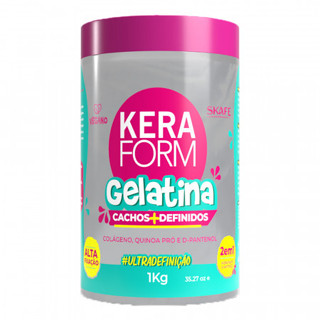 Kera Form Gelatina Cachos + Definidos 1kg - Skafe em Oferta na Shopee