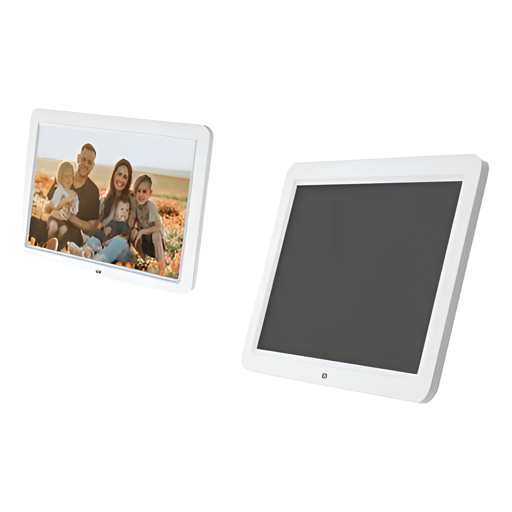 Porta Retrato Digital 12 Pol Usb Card Sd Com Controle Remoto