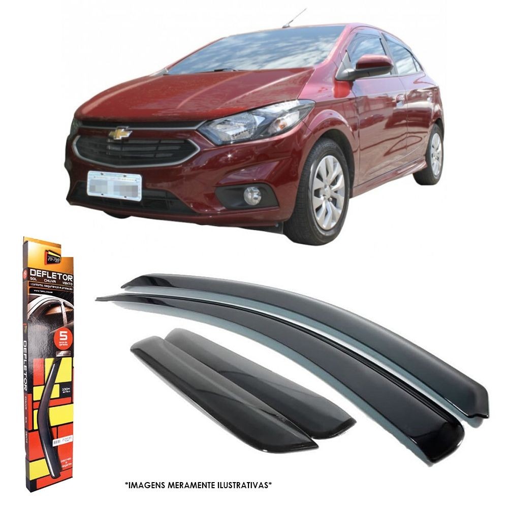 Calha de Chuva Onix Prisma 2012 em diante 4 Portas TG Poli - 23026 em Oferta na Shopee