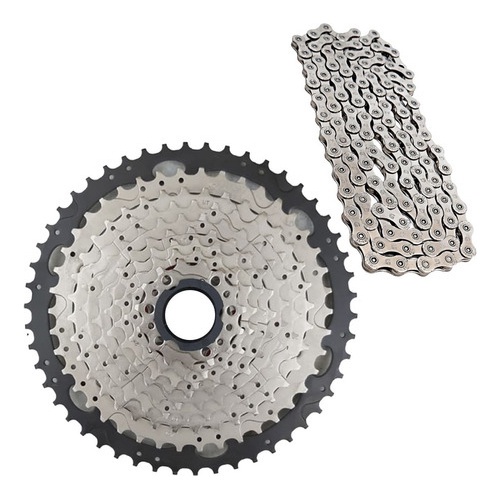 Cassete Bike Absolute Níquel Ultra 11v 11/50 + Corrente 11v - Sports & Outdoors