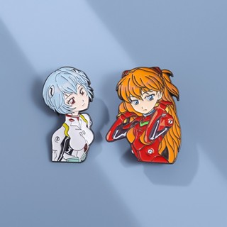 Anime Evangelion EVA Esmalte Pins Cartoon Neon Ayanami Rei Broche De Alfinetes Lapela Crachás Jóias Presente Para Amigos