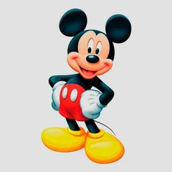 Personagem MDF Mickey - 1 unidade - Rizzo