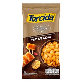 Salgadinho de Trigo Torcida Churras Sabor Pão de Alho 100g