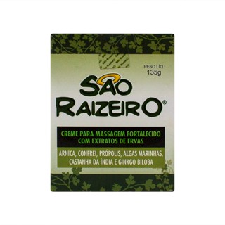 São Raizeiro Creme para Massagem com Extratos de Ervas com 135g