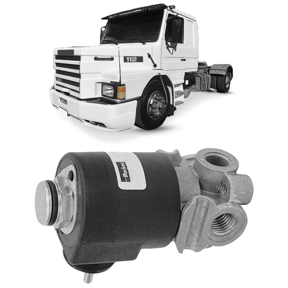 Válvula Solenoide Diferencial T 112 24V Reduzida Parker - Spare Parts and Accessories for Vehicles