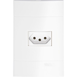 Conjunto tomada 2p t 10a 250v lunare Schneider