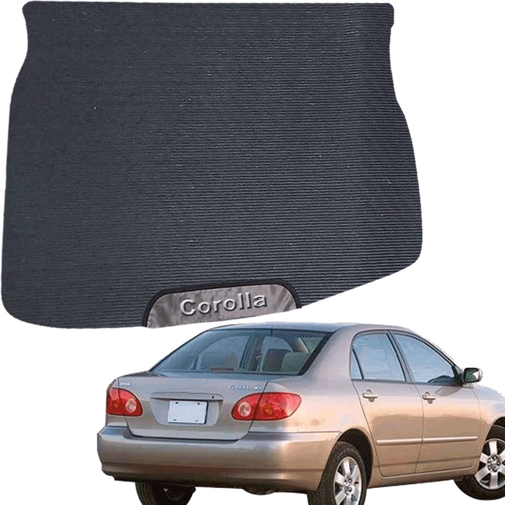 TAPETE EMBORRACHADO PARA PORTA MALA MALAS ESPECIFICO DO CARRO TOYOTA COROLLA 03 A 09