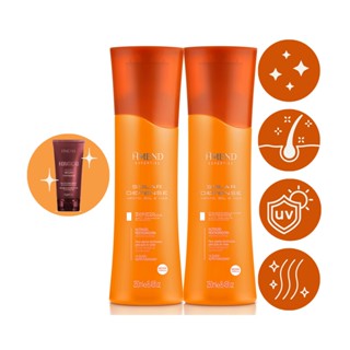 Kit Shampoo Condicionador Mini Mascara Solar Defense Amend
