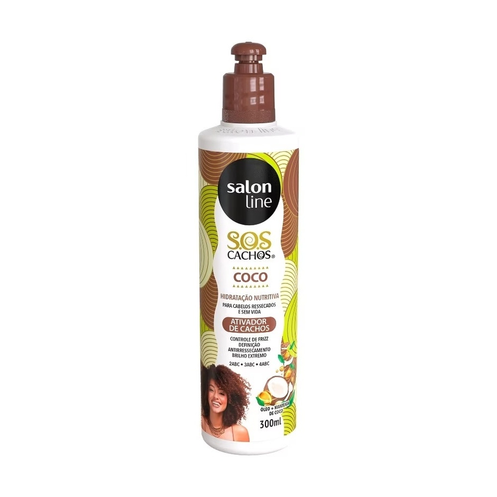 Ativador De Cachos Salon Line Sos Coco 300Ml - Beauty